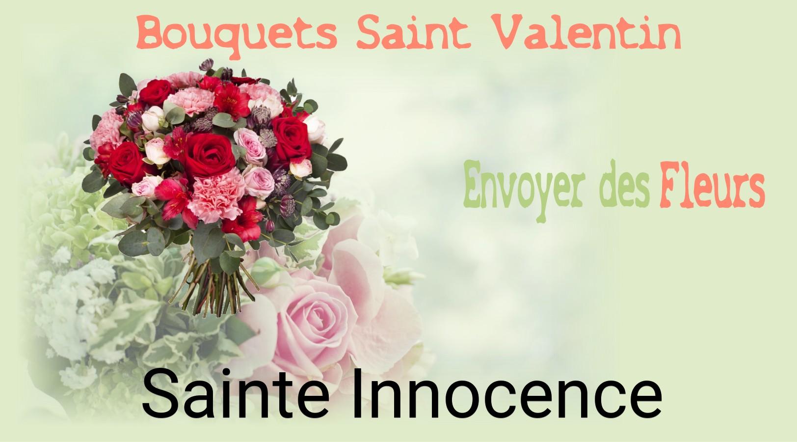 Roses de Saint-Valentin livrées à Sainte-Innocence